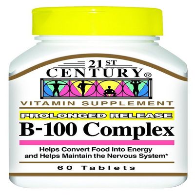 21st Century Vitamin B-100 Complex 60 Count (6 Pack)