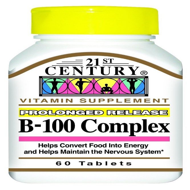 21st Century Vitamin B-100 Complex 60 Count (6 Pack)