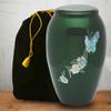MOP Green Butterfly Adult Cremation Urn view 3