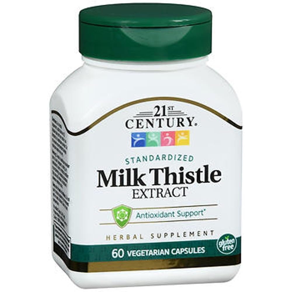 21st Century Milk Thistle Extract 60 Count (2 Pack)