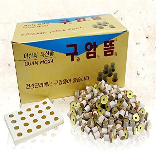 Moxibustion Mini Moxa Stick-on Homeopathic x (1100pcs / box)