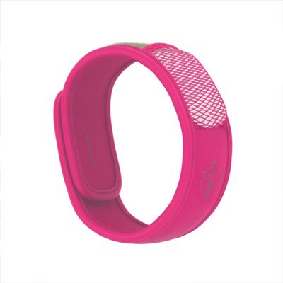PARA'KITO Mosquito Insect & Bug Protection Wristband - Mosquito Stickers, Bug Spray Alternative Essentials for Beach, Camping, Desert Hiking, Christmas Bonfires - Natural Essential Oils (Fuchsia)