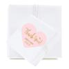 Andaz Press Blush Pink Gold Glitter Print Wedding Collection, Personalized Mini Heart Label Stickers, Thank You, 75-Pack, Custom Name view 2