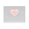 Andaz Press Blush Pink Gold Glitter Print Wedding Collection, Personalized Mini Heart Label Stickers, Thank You, 75-Pack, Custom Name view 3