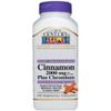 21st Century Cinnamon 2000 mg Per Serving Plus Chromium Vegetarian Capsules 120 ea(Pack of 4) view 1