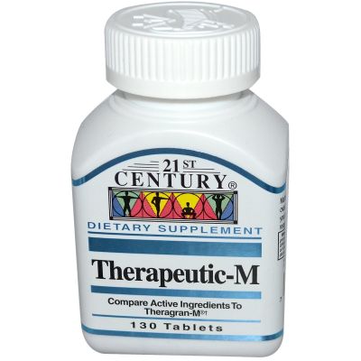 21st Century Therapeutic M Tablets, 130 tablets (4 pack)