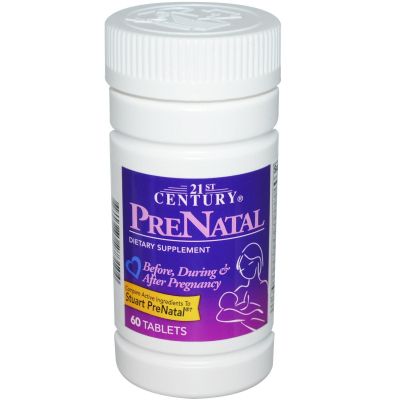 21st Century Prenatal Vitamin Tablets 60 Count (4 Pack)