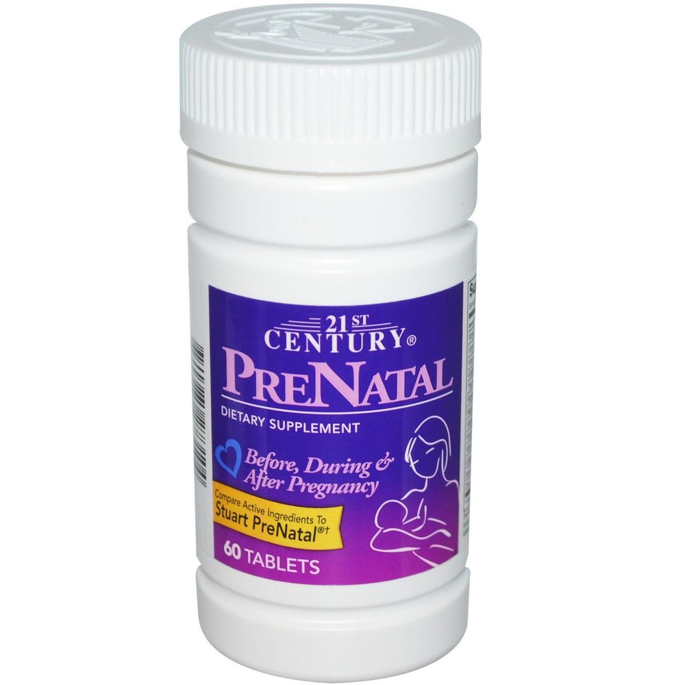 21st Century Prenatal Vitamin Tablets 60 Count (4 Pack)