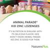 NaturesPlus Animal Parade KidZinc, Tangerine Flavor - 90 Animal-Shaped Lozenges, Pack of 3 - Organically Chelated Zinc - Vegan, Gluten Free - 270 Total Servings view 3