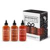 Bushwick Kitchen Sriracha Sampler Gift Box, Set Includes Gochujang Sriracha, Super Spicy Gochujang Sriracha, Curry Sriracha Hot Sauce, 5 Recipes, Chile Pepper Dish Towel, and Bushwick Kitchen Gift Box view 1