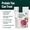 Natural Force Grass Fed Organic Whey Protein Powder - Non GMO, Keto Friendly, Low Carb, Kosher - Lab Tested for Toxins - Pure & Unflavored - 16 oz. view 3