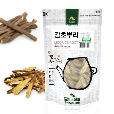 [Medicinal Korean Herb] Licorice Root (Sweet Root/Gancao/ ) Dried Bulk Herbs 4oz (113g)