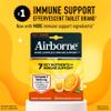 Airborne 1000mg Vitamin C With Zinc Effervescent Tablets, Immune Support Supplement With Powerful Antioxidants Vitamins A C & E - 20 Fizzy Drink Tablets, Zesty Orange Flavor view 2