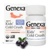 Genexa Kids Cold Crush | Multi-Symptom Cough & Cold, Sore Throat, Congestion Relief for Children | Acai Berry Flavor | Organic & Non-GMO | Homeopathic Remedy Made Clean | 60 Chewable Tablets Age 4-11 view 1