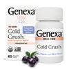 Genexa Cold Crush | Multi-Symptom Cough & Cold Relief for Adults | Delicious Organic Acai Berry Flavor | Certified Organic & Non-GMO | Homeopathic Remedy Made Clean | 60 Chewable Tablets view 1