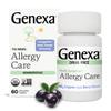 Genexa Allergy Care | Drug Free, Non-Drowsy Allergy & Decongestant Remedy for Adults | Vegan & Non-GMO | Homeopathic Allergy Relief Made Clean | Organic Acai Berry Flavor | 60 Chewable Tablets view 1