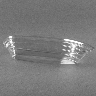 12 oz. Clear Plastic Banana Split Boat - 500 / Case