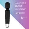 Yarosi Massage Device Strongest Cordless Handheld Massager - Powerful - Best for Travel - Magic Stress Away - Perfect on Back Legs Hand Pains and Sports Recovery - Black view 2