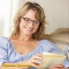 Success Eyewear Reading Glasses 3 Pair Great Value Stylish Readers Fashion Men and Women Glasses for Reading Set of Havana Clear, Havana Red, Havana Blue 1.75 view 4
