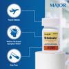 MAJOR Driminate - Dimenhydrinate 50mg Motion Sickness Tablets - Anti-Nausea Medicine - 100 Tablets (2 Pack) view 4