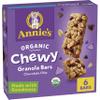 Annie's Organic Chewy Granola Bars, Chocolate Chip, 6 Bars, 5.34 oz view 1