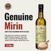 Ohsawa Genuine Mirin - Sweet Rice Seasoning Wine for Japanese Cuisine, Aged over 9 Months for Umami Flavor, Handcrafted, Non-GMO, Gluten-Free - 12.68 oz view 3