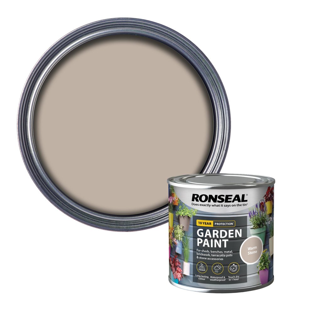 Ronseal - Garden Paint Warm Stone 250ml
