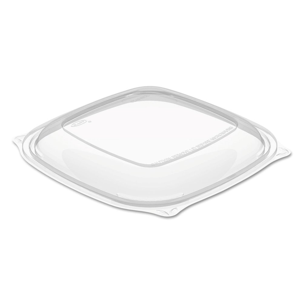 Dart - Presentabowls Pro Square Lids F/24-32Oz Bowls, Clear, 8.5X8.5, 63/Bag, 4 Bag/Ct