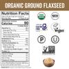 Viva Naturals Organic Ground Flaxseed, 30 oz (850 g)  Plant-Based Protein, Vegan Omega-3 & Fiber, Finely Milled Flax Seeds, Perfect for Smoothies & Baking view 2