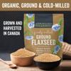 Viva Naturals Organic Ground Flaxseed, 30 oz (850 g)  Plant-Based Protein, Vegan Omega-3 & Fiber, Finely Milled Flax Seeds, Perfect for Smoothies & Baking view 3