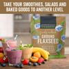 Viva Naturals Organic Ground Flaxseed, 30 oz (850 g)  Plant-Based Protein, Vegan Omega-3 & Fiber, Finely Milled Flax Seeds, Perfect for Smoothies & Baking view 4
