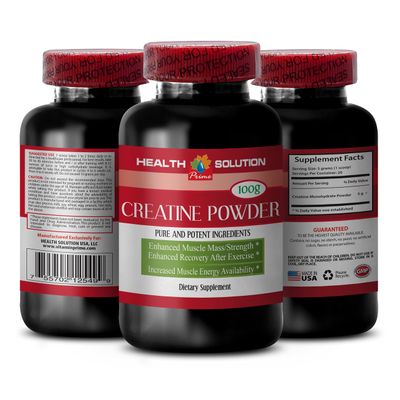 Creatine monohydrate organic - CREATINE POWDER 100g - boost muscle growth - creatine monohydrate powder - creatine micronized monohydrate - creatine monohydrate 5g powder - micronized creatine 1 Bot