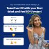OVER EZ Pre-Drink Supplement - Party Recovery & Prevention Pills for a Night Out & Better Mornings (12 Capsules) & Milk Thistle, Amino Acids, Vitamin Bs view 2