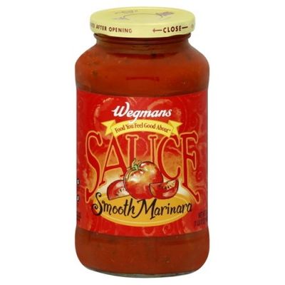 3 PACKS: Wegmans Food You Feel Good About Pasta Sauce, Smooth Marinara (24 oz.)