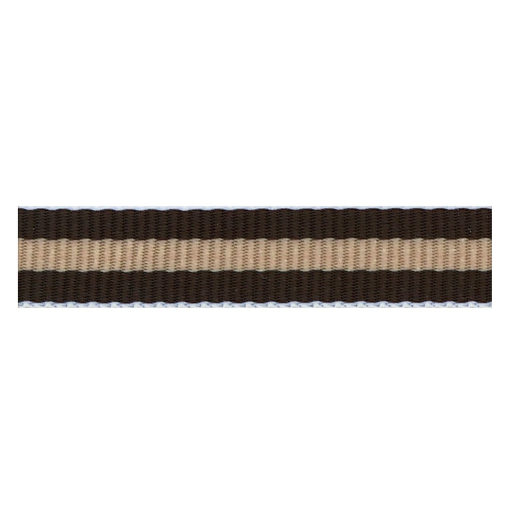 S.I.C. SIC-1000 Stripe Grosgrain Ribbon 24mm C/#18 Kogecha x Beige x Kogeta 1 Roll (30 m)