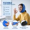 LotFancy Face Ice Pack Wrap for TMJ, Wisdom Teeth, with 4 Reusable Hot Cold Therapy Gel Packs, Pain Relief for Head, Oral and Facial Surgery, Dental Implants, Blue view 3