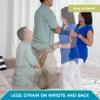 Able Life Universal Standing Handle, Portable Standing-Aid Equipment for Easy and Safe Transfers, Ergonomic Lift Assist Grab Bar for Adults, Seniors, and Elderly, Sit-to-Stand Lifting Aid, Blue view 4
