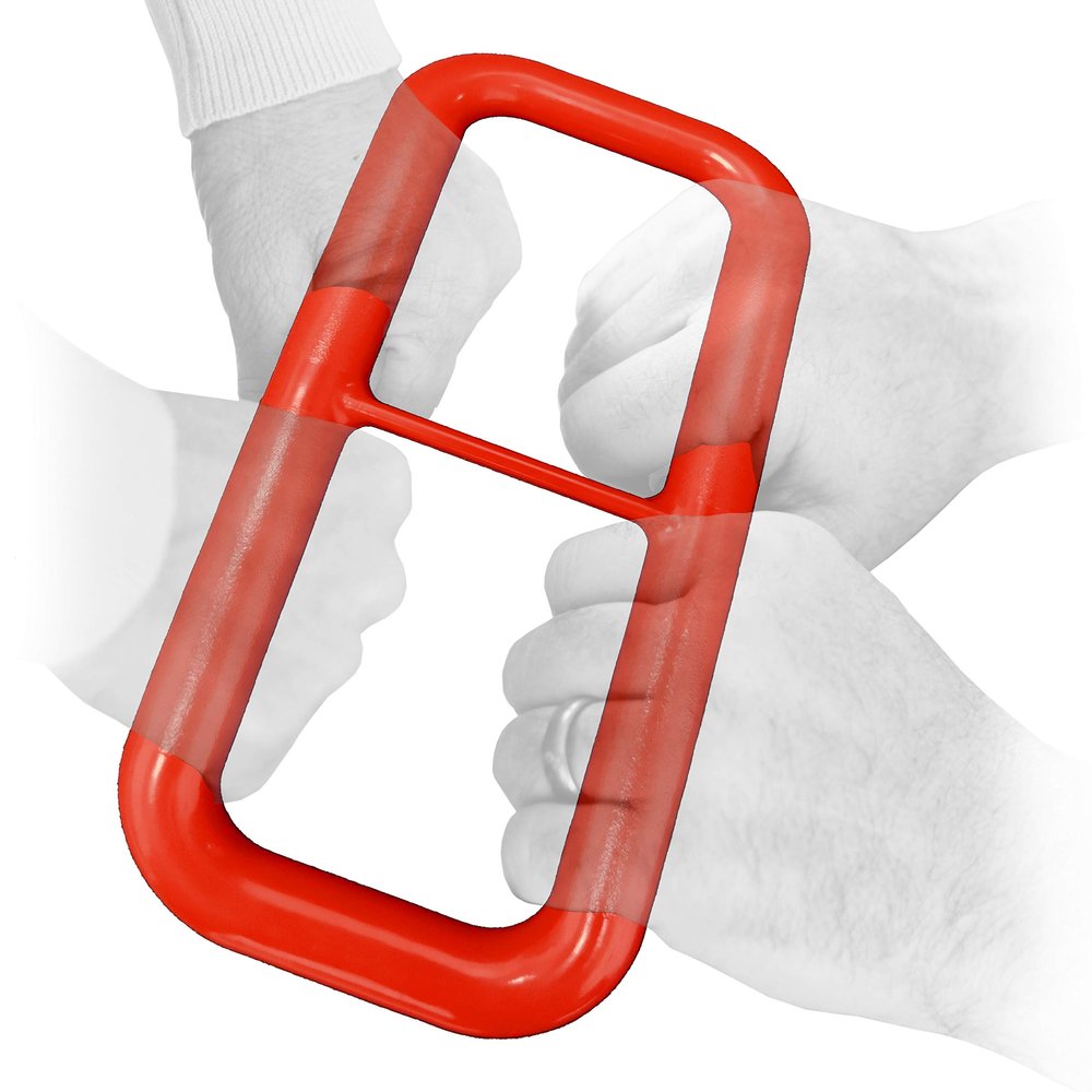 Able Life Universal Standing Handle, Portable Standing Aid Equipment for Easy and Safe Transfers, Ergonomic Lift Assist Grab Bar for Adults, Seniors, and Elderly, Sit to Stand Lifting Aid, Red