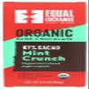 Equal Exchange Organic Dark Chocolate Mint Crunch 80g, 2.8 oz view 1