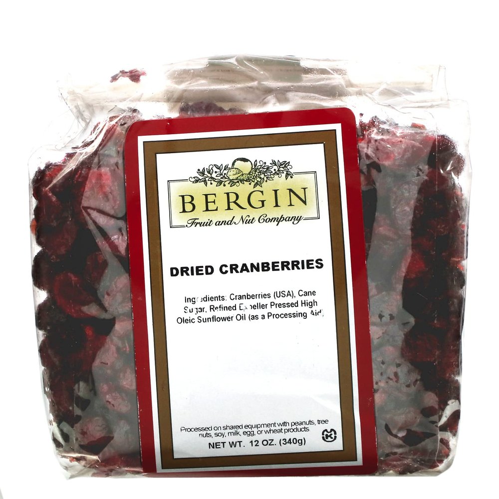 Bergin Fruit and Nut Company Dried Cranberries, 12 oz (340 g)