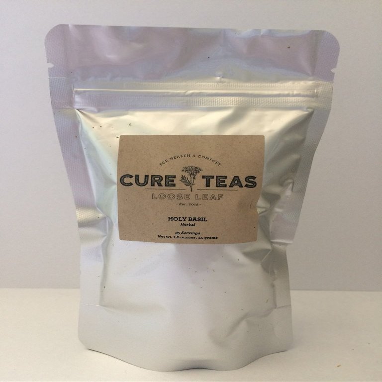 Cure Teas Loose Leaf Herbal Tea - Holy Basil