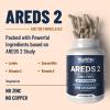 Zinc Free AREDS 2 Eye Vitamins - Zinc Free Eye Vitamins - Zeaxanthin Plus Lutein Eye Vitamins - Soy-Free VCaps - No Zinc and Copper view 2
