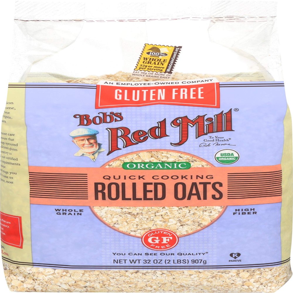 Bob's Red Mill Gluten Free Organic Quick Cooking Oats, 32 Ounce