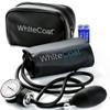 White Coat Deluxe Aneroid Sphygmomanometer Professional Blood Pressure Monitor with Adult Sized Black Cuff and Carrying Case view 1