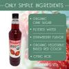 Joes Syrup Organic Flavored Syrup, Organic Strawberry, 750 ml view 3