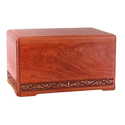 Wood Cremation Urn - Cherry Majesty