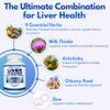 Arazo Nutrition Liver Cleanse Detox & Repair Formula  Milk Thistle Herbal Support Supplement: Silymarin, Beet, Artichoke, Dandelion, Chicory Root view 3
