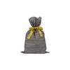  Kakkei Bag Workshop FER-35 Drawstring Bag with Ribbon, Non-Woven Fabric, English Character Brown, SS, Pack of 10 view 1