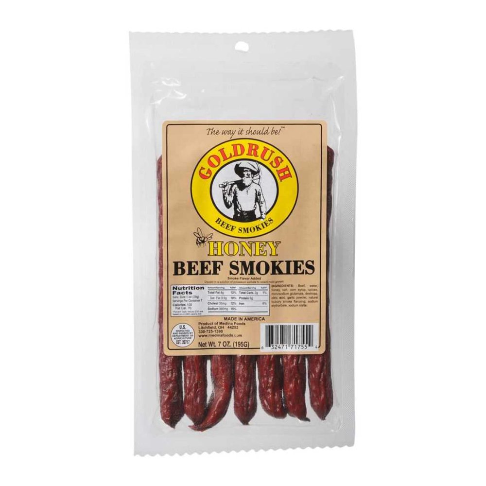 Gold Rush Beef Sticks 7oz. Package (Honey)