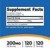 Nutricost Caffeine Pills 200mg, 120 Capsules - Gluten Free, Non-GMO view 2